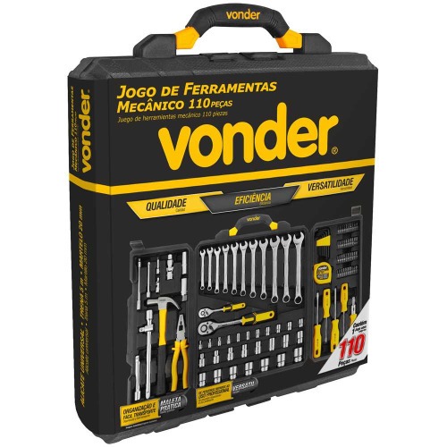 Jogo de ferramentas para mec�nico com 110 pe�as