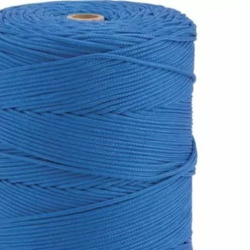 Corda multifilamento 3,0 mm cor azul rolo com  277 metros