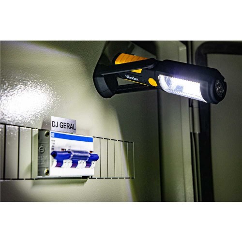 Lanterna recarregável de inspeção 2W COB + 3 LEDs - LR 180I Lanterna recarregável de inspeção 2W COB + 3 LEDs - LR 180I