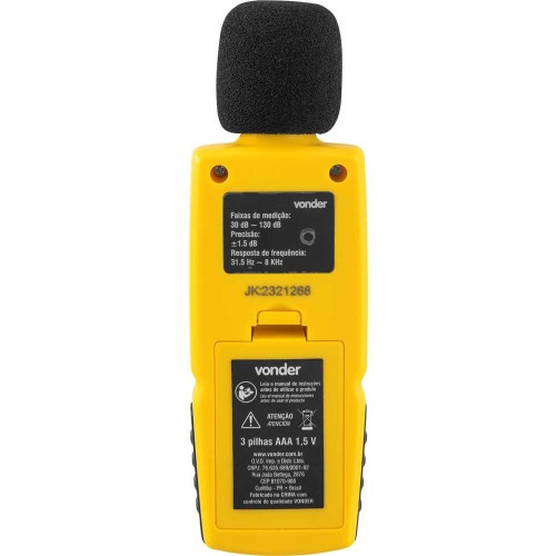 Decibel�metro digital - DDV 130