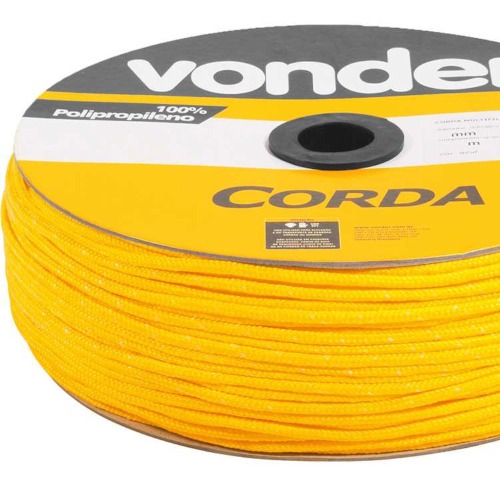 Corda multifilamento tran�ada 4 mm com rolo de 360 metros