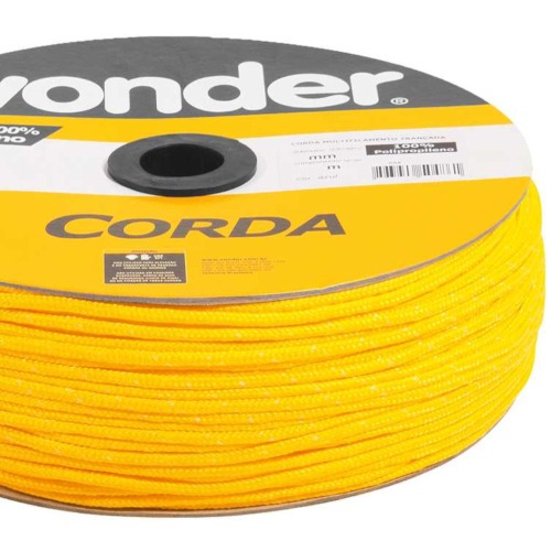 Corda multifilamento tran�ada 4 mm com rolo de 360 metros