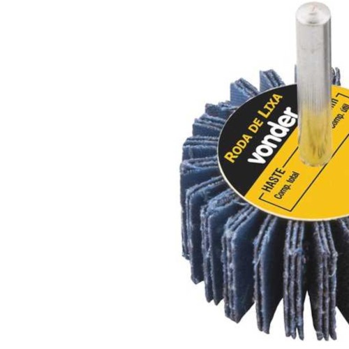 Roda de lixa 30 x 20 mm com haste gr�o 100