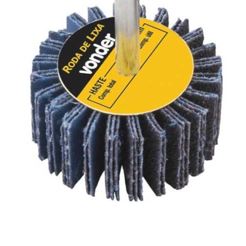 Roda de lixa 40 x 20 mm com haste gr�o 100