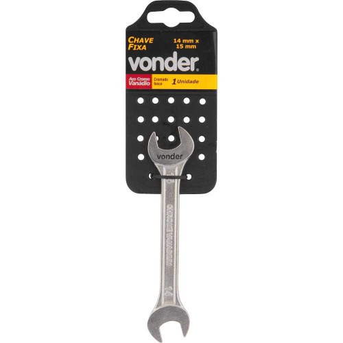 Chave fixa 14 x 15 mm a�o cromo van�dio
