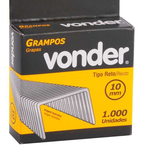Grampo para grampeador manual 10 mm espessura 1,2 mm 1000 pe�as