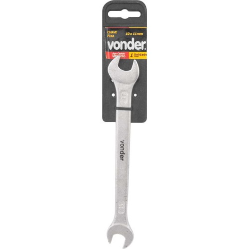 Chave fixa 10 x 11 mm a�o cromo van�dio