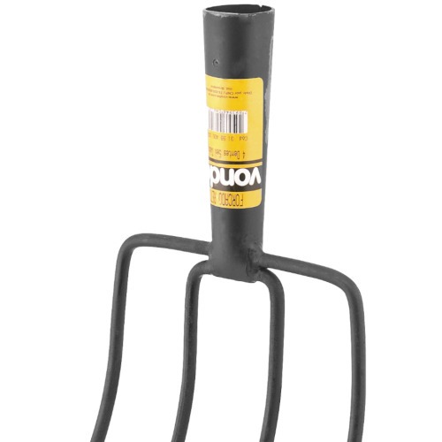 Forcado reto sem cabo 4 dentes 