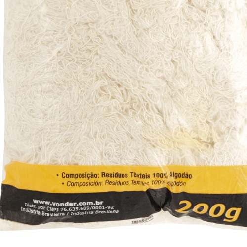 Estopa branca para polimento 200 g