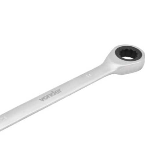 Chave combinada com catraca 12 mm  a�o cromo van�dio