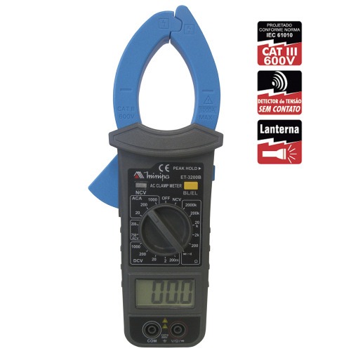 Alicate amper�metro digital - ET-3200B