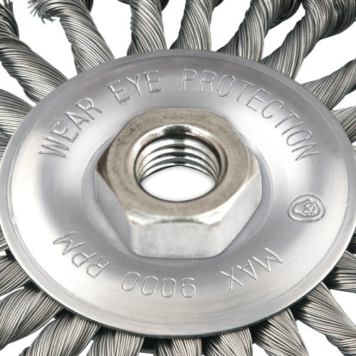 Escova de a�o circular torcida 4.1/2