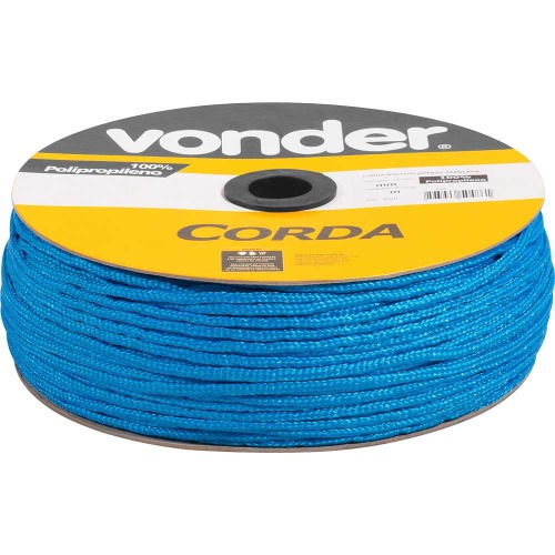 Corda multifilamento trançada 5 mm com rolo de 250 metros Corda multifilamento trançada 5 mm com rolo de 250 metros