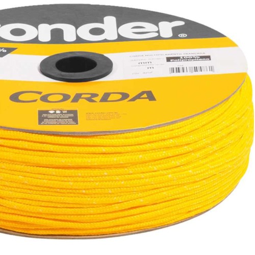 Corda multifilamento tran�ada 5 mm com rolo de 250 metros