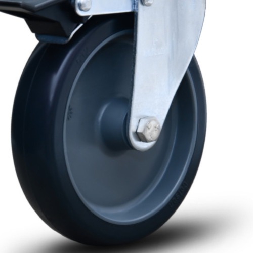 Rodízio giratório com freio 4 Rodízio giratório com freio 4