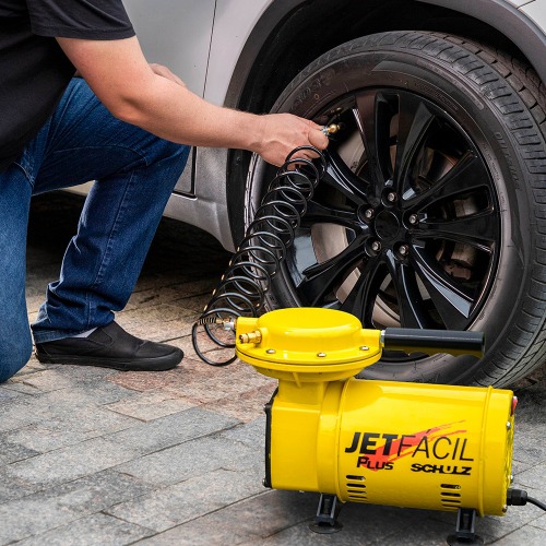 Compressor de ar direto 2,3 p�s 1/3 hp com acess�rios - Jet F�cil Plus  220V