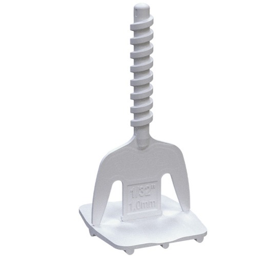 Espa�ador e nivelador para piso 1,0 mm com 50 pe�as - Easy Spin