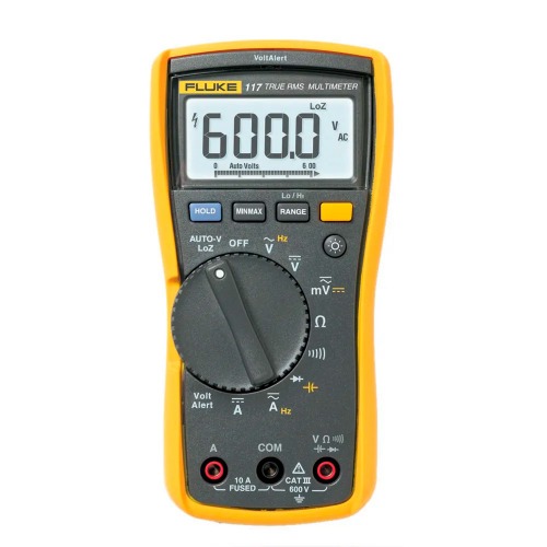 Multímetro digital portátil 600V CAT III - 117 Multímetro digital portátil 600V CAT III - 117