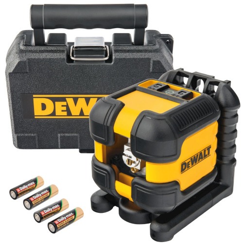 N�vel a laser verde 2 linhas alcance de 16 metros - DW08802CG