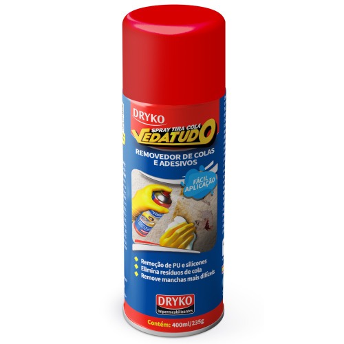 Removedor de etiquetas e colas em spray 400 ml - Vedatudo