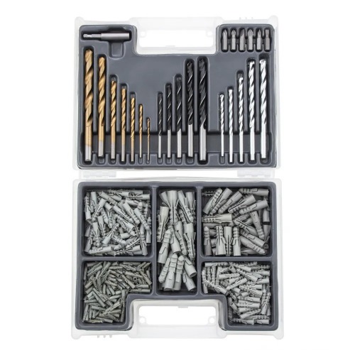 Jogo de brocas bits e buchas com 300 pe�as - 725779