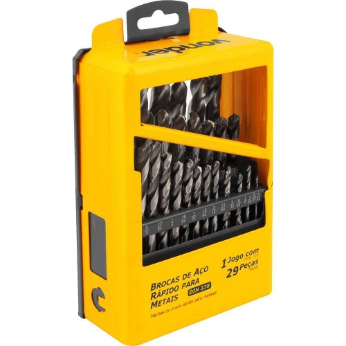 Jogo de brocas a�o r�pido 1/16