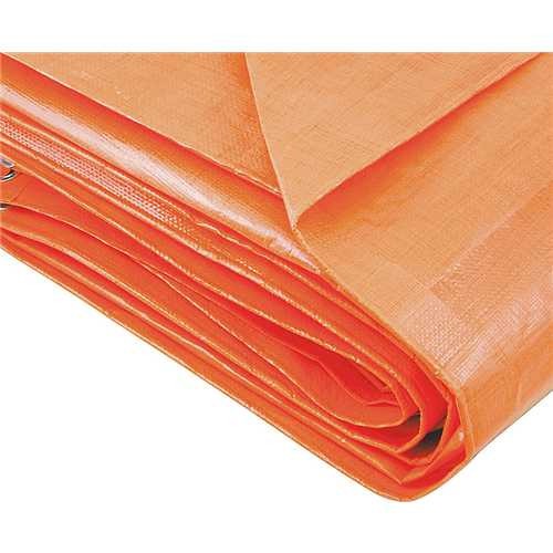 Lona refor�ada de polietileno laranja 10 m x 5 m
