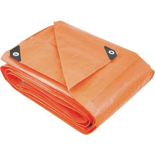 Lona refor�ada de polietileno laranja 8 m x 6 m