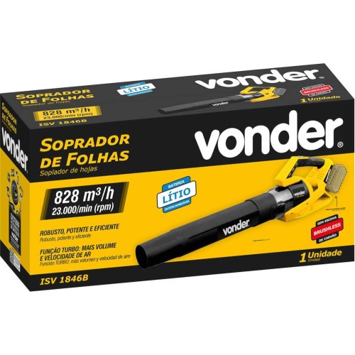 Soprador de folhas a bateria 36V Sem Bateria - ISV 1846B 