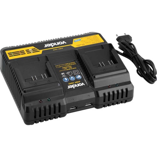 Carregador de bateria duplo 18V intercambi�vel carregamento r�pido - ICBV 1842  110V/220V
