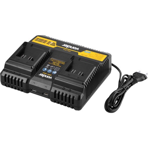 Carregador de bateria duplo 18V intercambi�vel carregamento r�pido - ICBV 1842  110V/220V