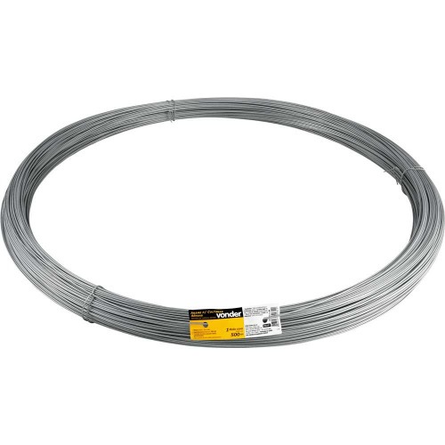 Arame zincado para cultura a�reas 2,11 X 500 metros