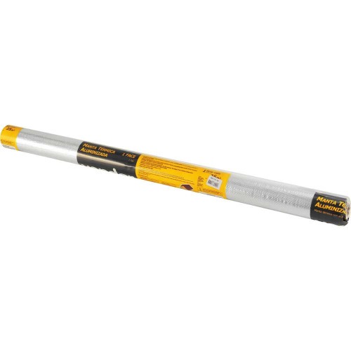 Manta t�rmica em alum�nio com 1 face 25 m�