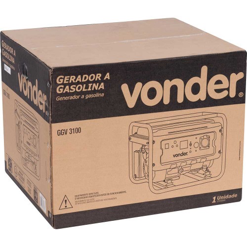 Gerador de energia 3,1Kva a gasolina monof�sico 4 tempos - GGV 3100  110V/220V