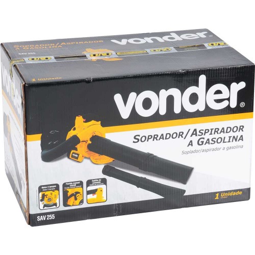 Soprador aspirador de folhas a gasolina 26 cc 1,0 hp - SAV 255 Soprador aspirador de folhas a gasolina 26 cc 1,0 hp - SAV 255
