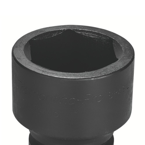 Soquete sextavado de impacto em a�o cromo molibd�nio 75 mm encaixe 1