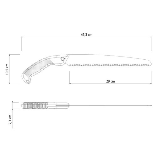 Serrote de poda met�lico 11,5