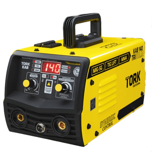Combo Inversora de solda Mig sem g�s Multiprocesso 140A KAB 140 Trisolda + M�scara e Acess�rios   110V/220V
