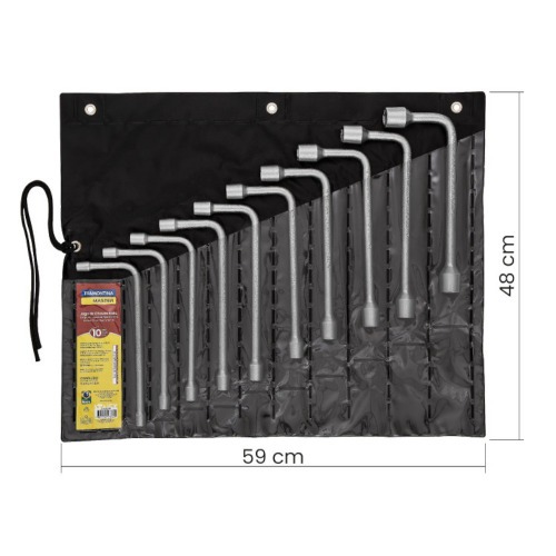 Jogo de chave biela 8 a 19 mm a�o especial 10 pe�as