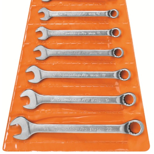 Jogo de chave combinada 6 a 22 mm aço cromo vanádio com 10 peças Jogo de chave combinada 6 a 22 mm aço cromo vanádio com 10 peças