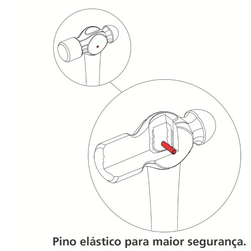 Martelo de bola cabo tubular 500g - Ultrafortis