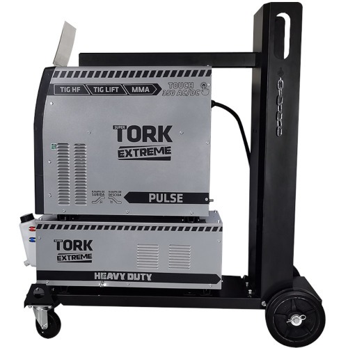 Inversora de solda multiprocesso 350A Alum�nio Tig AC/DC Trif�sica - TOUCH 350 AC/DC 