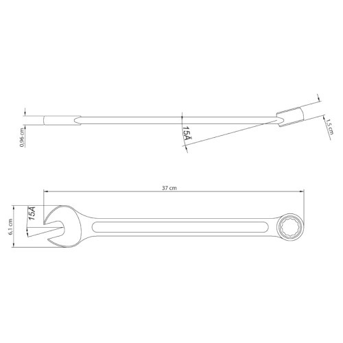 Chave combinada de 28 mm em a�o especial - Basic