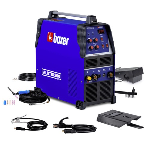 Inversora de solda para alum�nio AC/DC 200A com pedal e tocha - ALUTIG200 AC/DC  110V/220V
