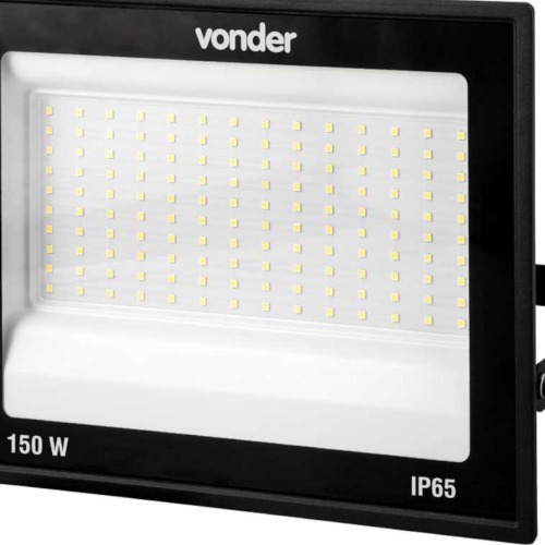 Refletor LED 150W 11.000 l�mens 6500K luz branca  110V/220V