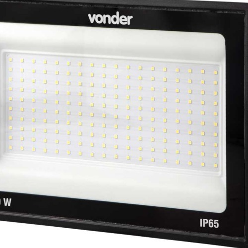 Refletor LED 200W 14.500 l�mens 6500K luz branca   110V/220V