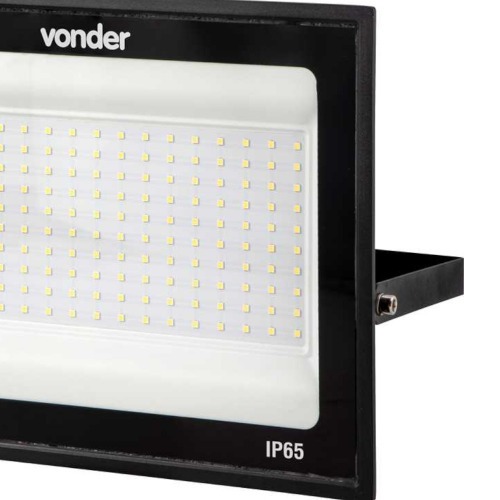 Refletor LED 200W 14.500 l�mens 6500K luz branca   110V/220V