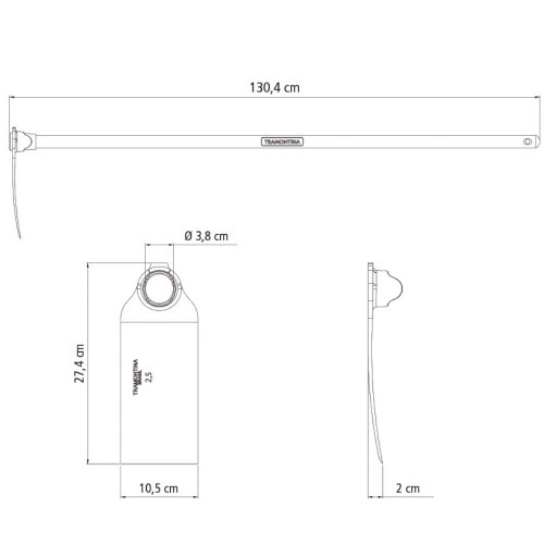 Enxadão estreito 2.5 em aço com cabo de madeira 130 cm olho 38 mm Enxadão estreito 2.5 em aço com cabo de madeira 130 cm olho 38 mm