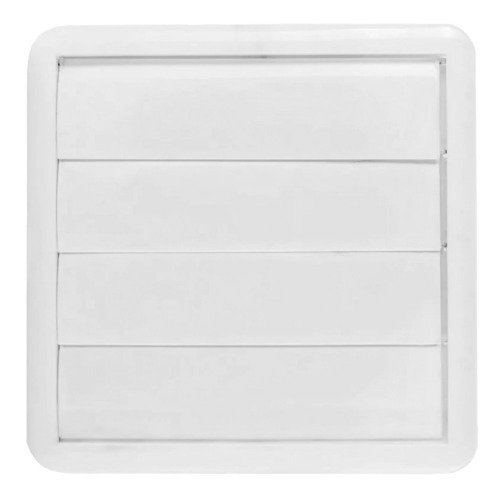 Grade de ventilação plástica quadrada para duto de 150 mm - GR017 Grade de ventilação plástica quadrada para duto de 150 mm - GR017