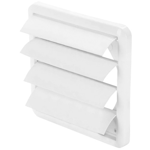 Grade de ventilação plástica quadrada para duto de 150 mm - GR017 Grade de ventilação plástica quadrada para duto de 150 mm - GR017